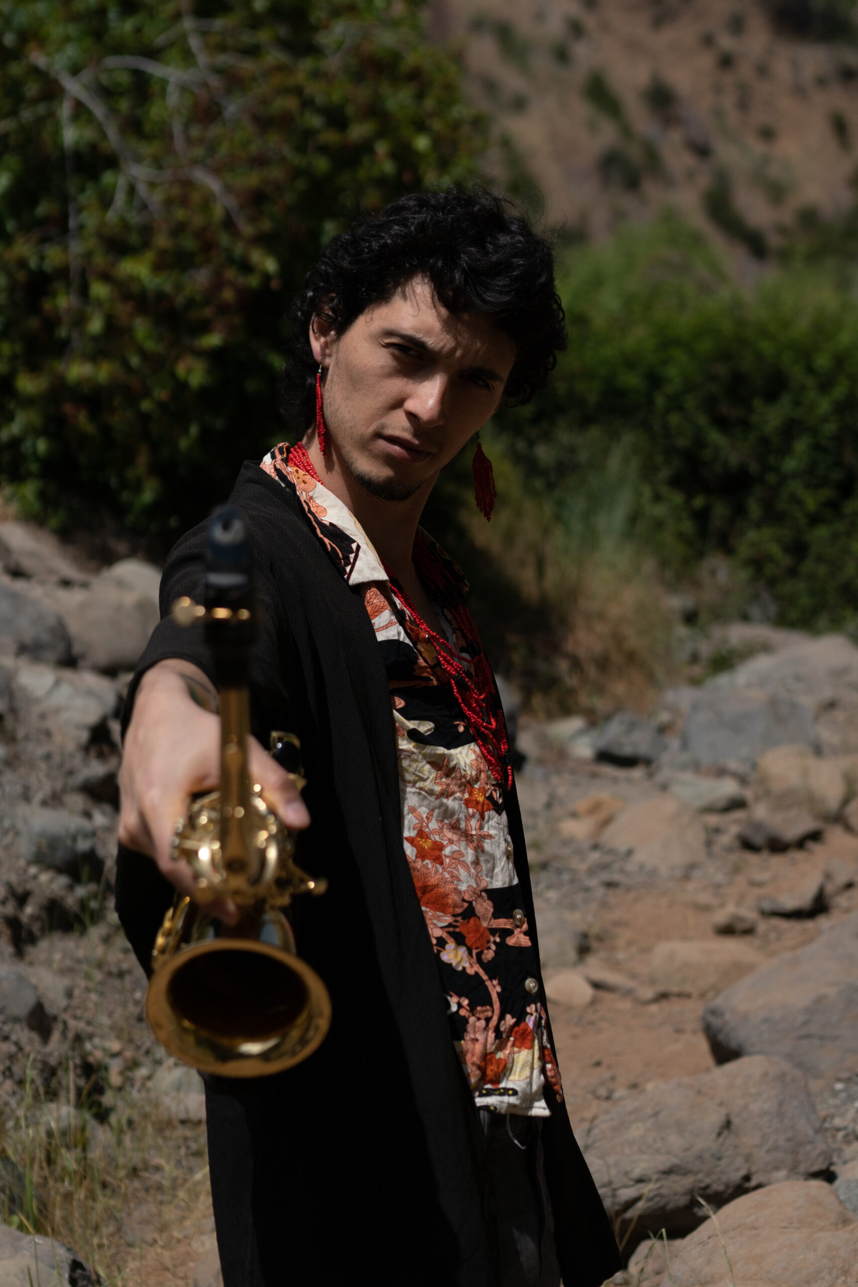 Saxofonista en vivo